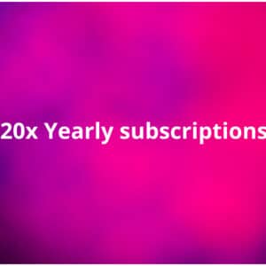 20 Yearly IPTV Subscription